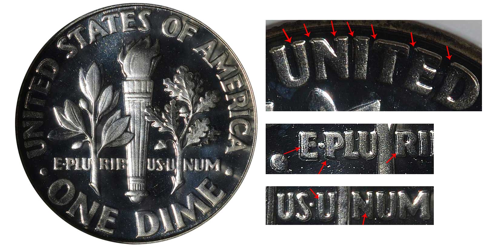 Doubled Die Roosevelt Dime