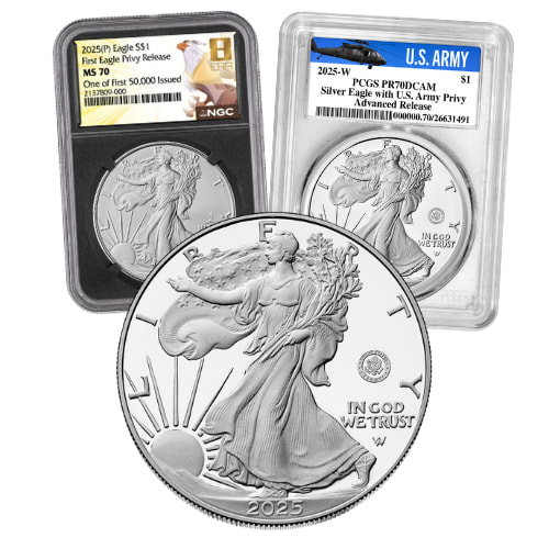Privy Mark Silver American Eagles-image