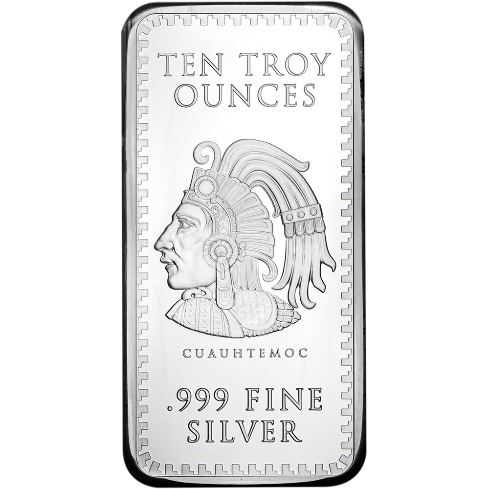 10 oz Aztec Calendar Silver Bar | SD Bullion