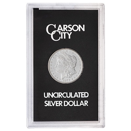 1878-CC Morgan Silver Dollar Coin - BU - GSA with Box & COA
