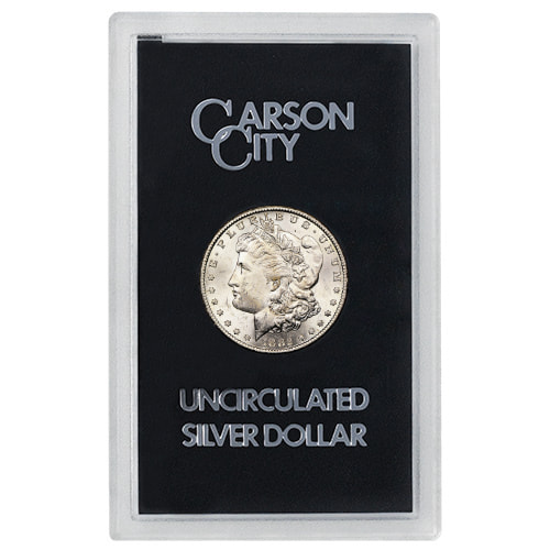 1882-CC Morgan Silver Dollar Coin - BU - GSA with box & COA