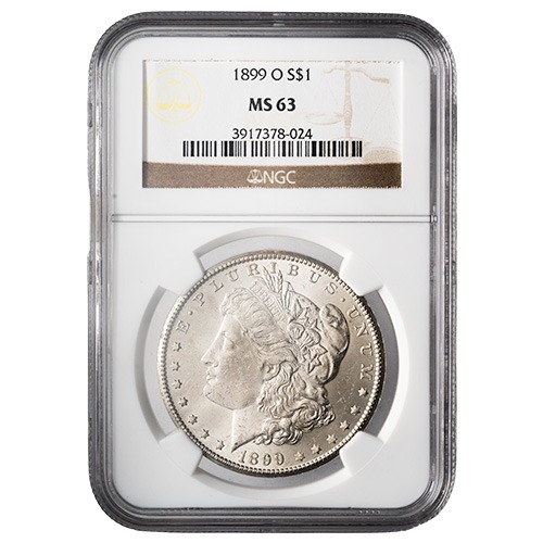 1899-O NGC MS-63 Morgan Dollar Silver Coin