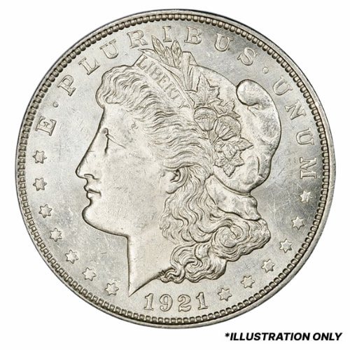 Uncirculated Morgan Silver Dollars