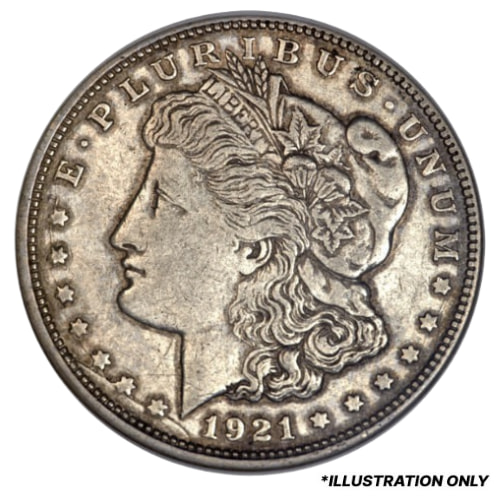 1921 Morgan Dollar Silver Coin XF