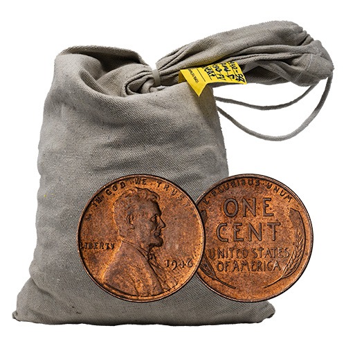 1909-1958 Wheat Cent 5,000-Count Bag