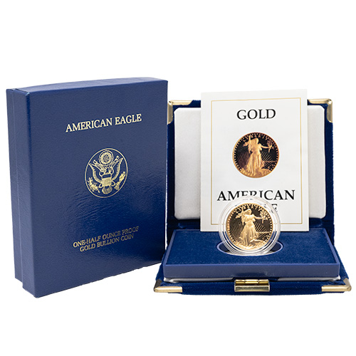 1987 1/2 oz American Gold Eagle Proof Coin