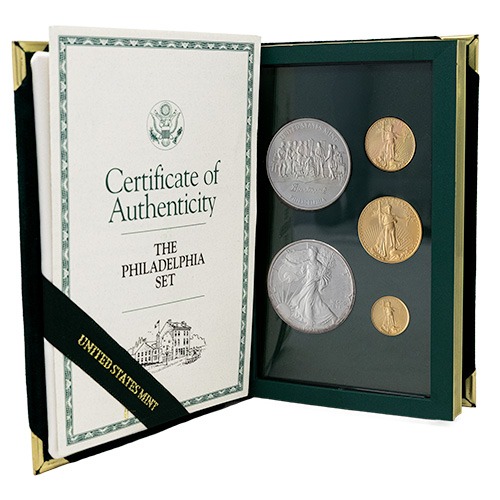 1993-P US Gold and Silver Eagle Proof Set (0.85 oz Gold)