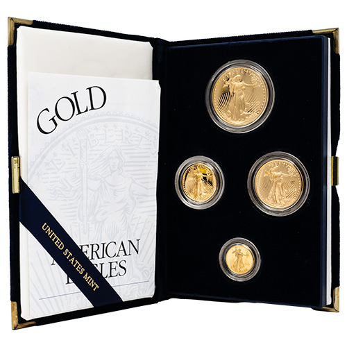 2003-W American Gold Eagle Proof 4-Coin Set