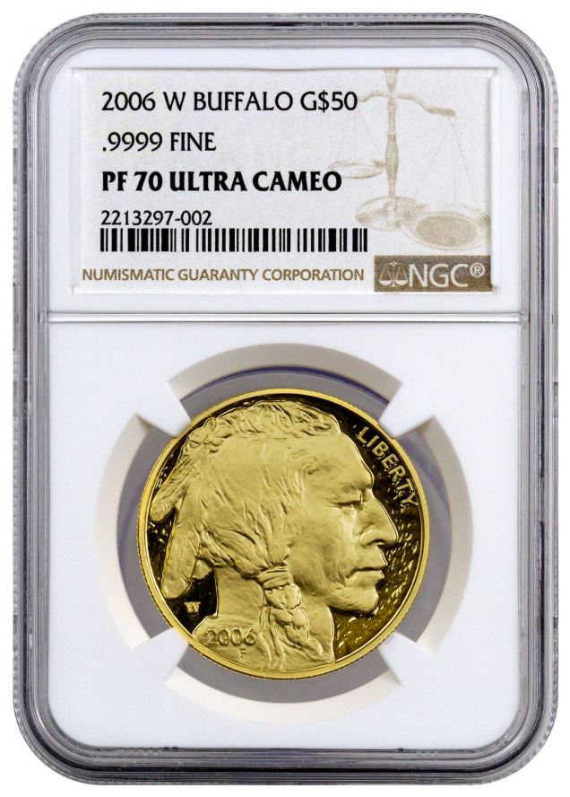 2006 1 oz NGC PF-70 US Gold Buffalo Proof Coin