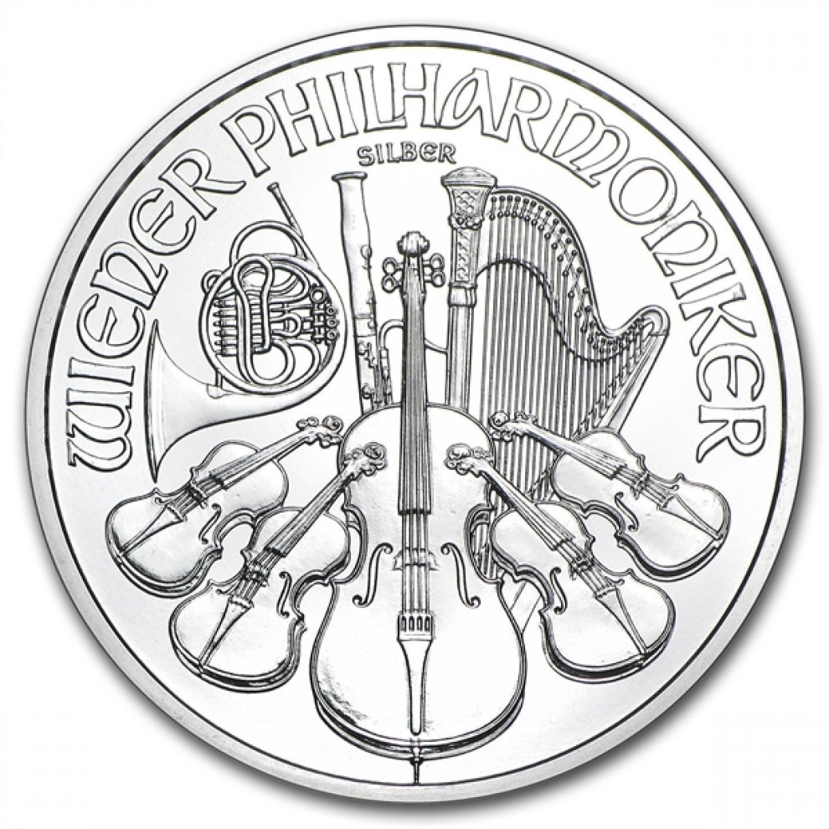 2013 Austrian Silver Philharmonic Mint Sealed Monster Box 500 oz BU