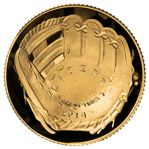 Buy 2014 National Baseball Hall of Fame $5 Commemorative Gold