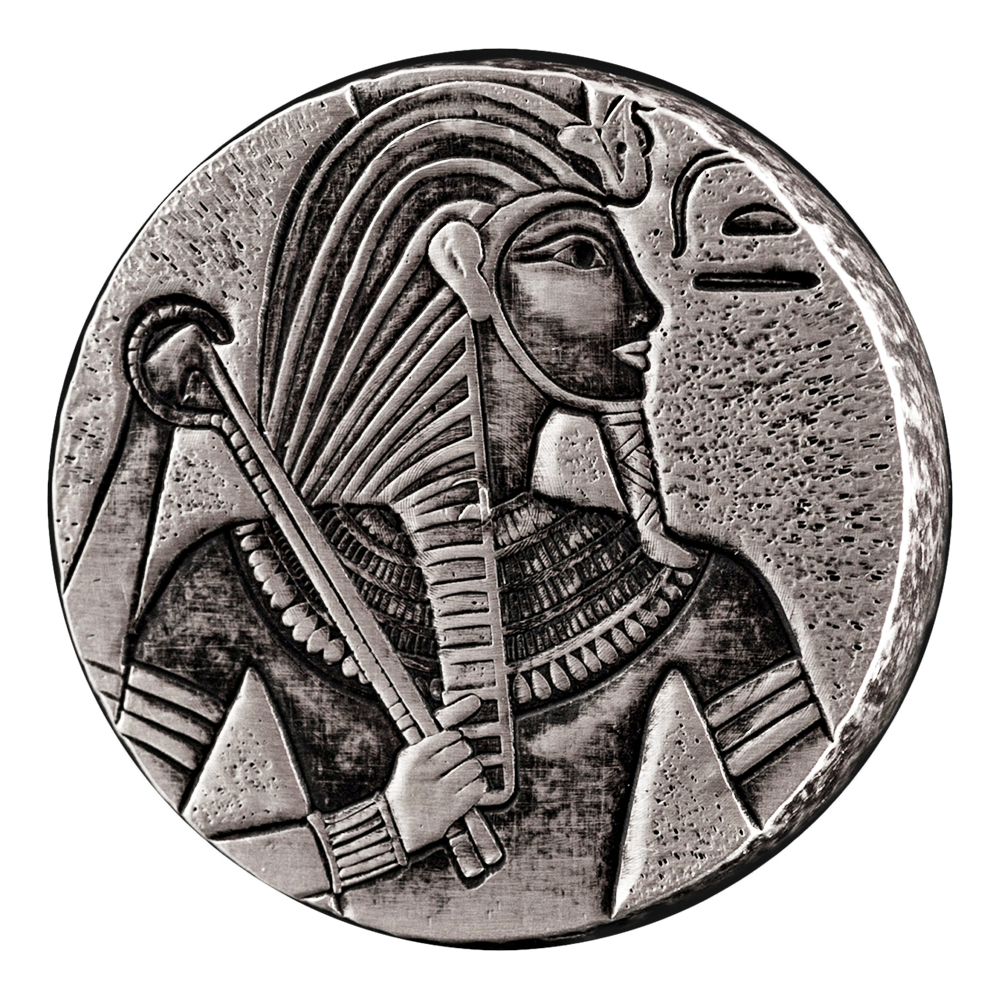 2016 Republic of Chad King Tut 5 oz Silver Coin - Egyptian Relic Series