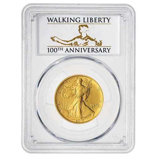 2016-W PCGS SP-70 1/2 oz Walking Liberty Half Dollar Gold Coin