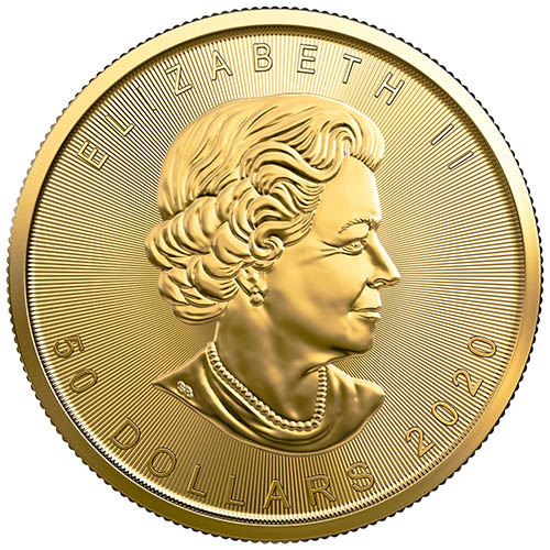 Buy 2020 1 oz Canadian Gold Maple Leaf Coin BU | SD Bullion