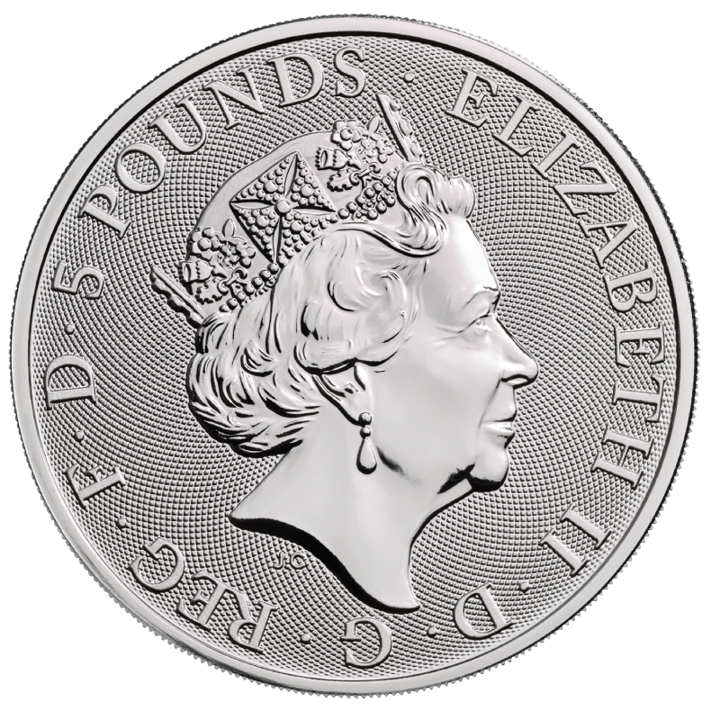 Buy 2020 2 oz Queen's Beasts White Horse of Hanover Silver Coin Buy 2020 2 oz Queen's Beasts White Horse of Hanover Silver Coin