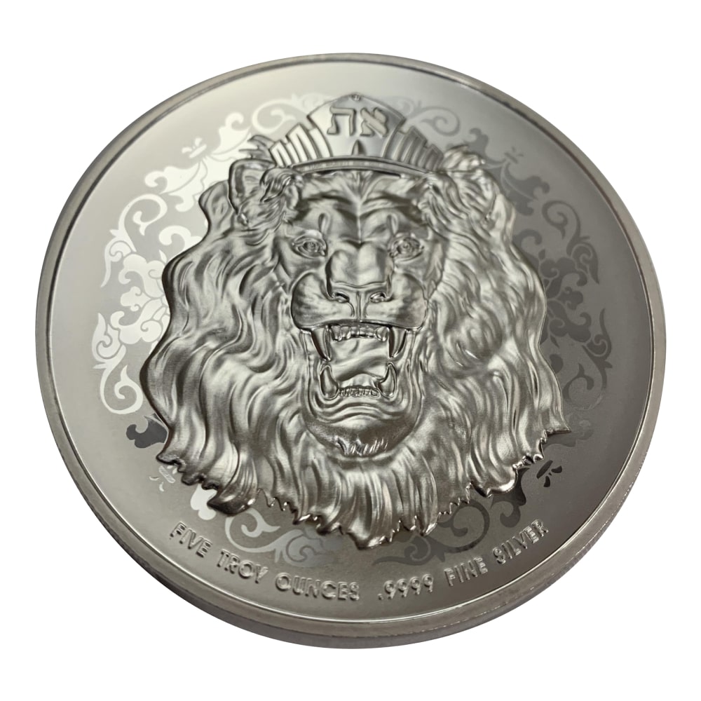 Buy 2022 5 oz Roaring Lion Silver Coin - High Relief | SD Bullion