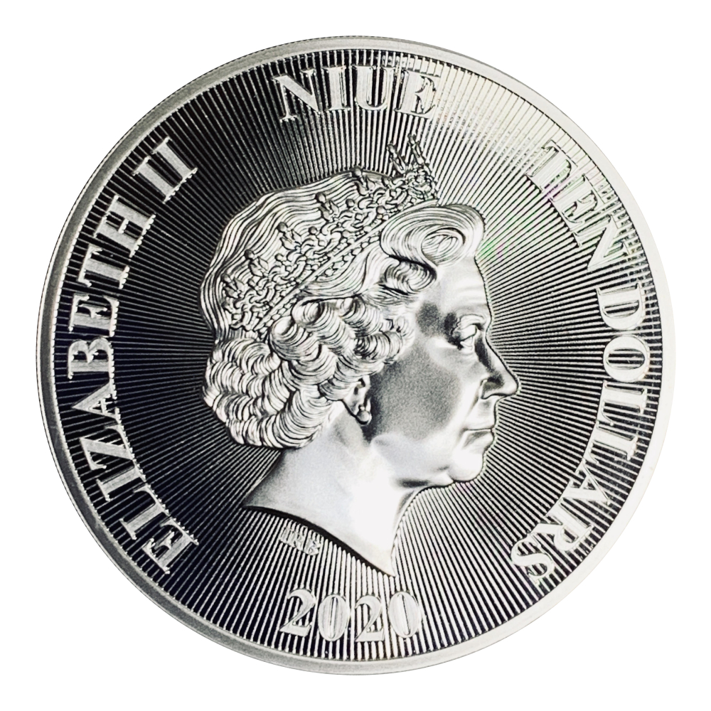 Buy 2020 5 oz Roaring Lion Silver Coin - High Relief | SD Bullion