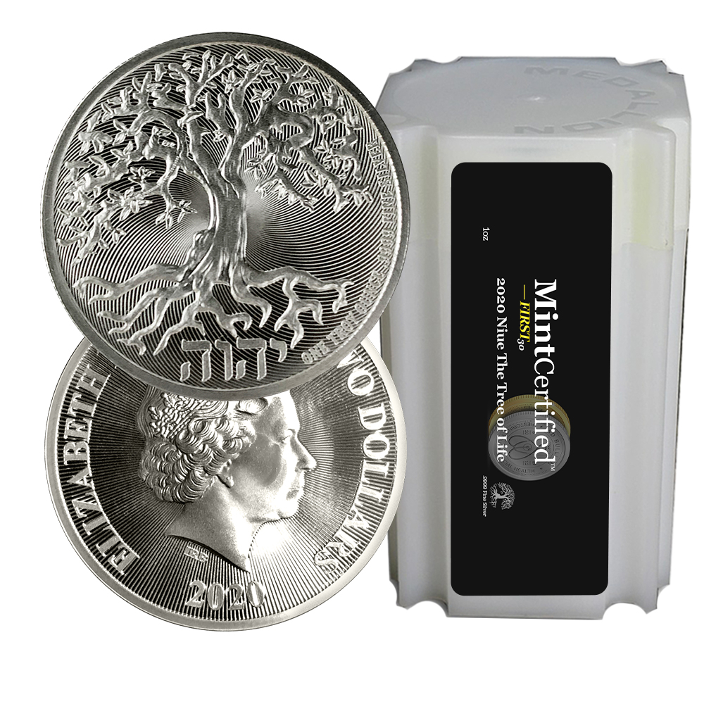2020 Tree of Life Silver Coin Roll - MintCertified™ FIRST30