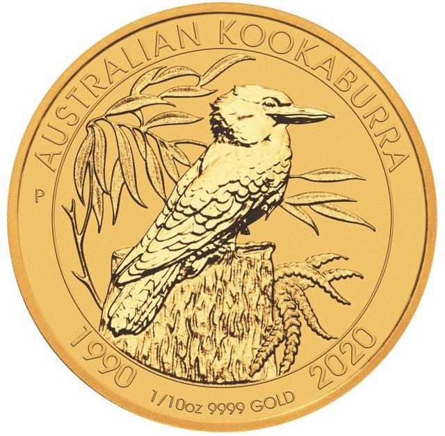 2020 1/10 oz Australian Kookaburra Gold Coin