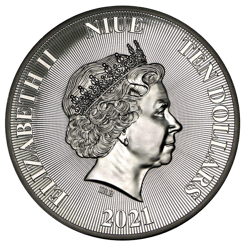 Buy 2021 5 oz Roaring Lion Silver Coin - High Relief | SD Bullion