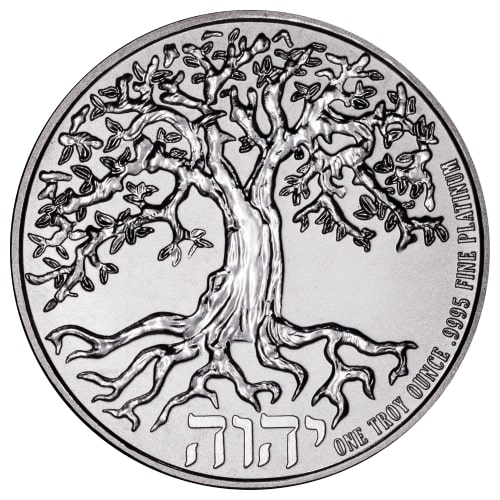 2021 1 oz Tree of Life Reverse Proof Platinum Coin