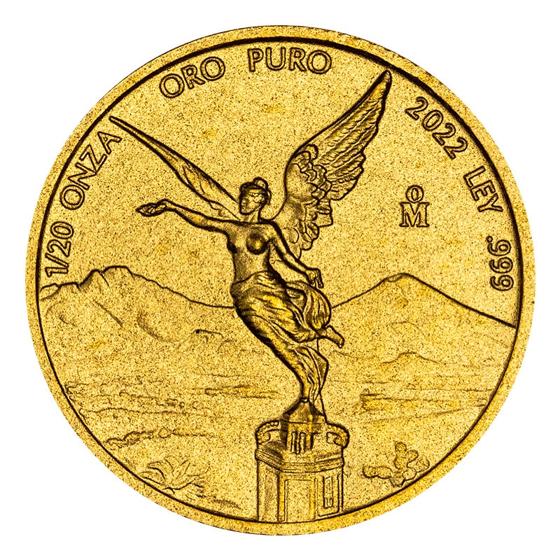 2022 1/20 oz Mexican Gold Libertad Coin (BU)