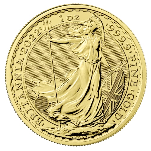 2022 1 oz Gold Britannia Coin BU