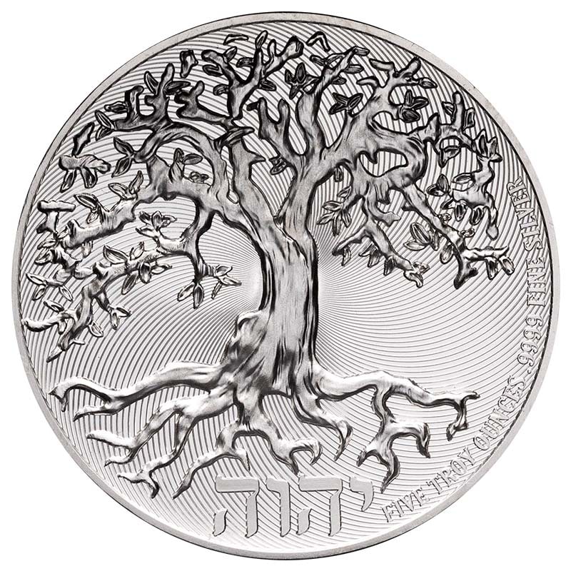 2022 5 oz Tree of Life Silver Coin - High Relief