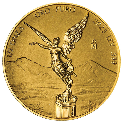 2023 1/2 oz Mexican Gold Libertad Reverse Proof Coin