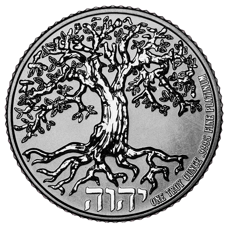 2023 1 oz Tree of Life Reverse Proof Platinum Coin
