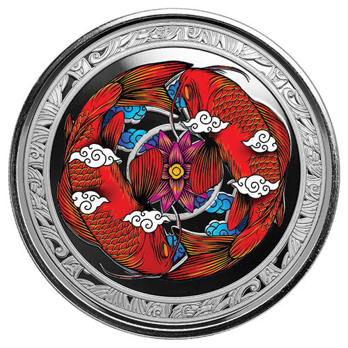 Fiji 1 Oz Colored Silver Coins