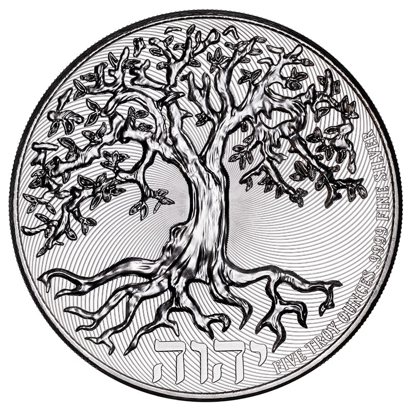 2023 5 oz Tree of Life Silver Coin - High Relief