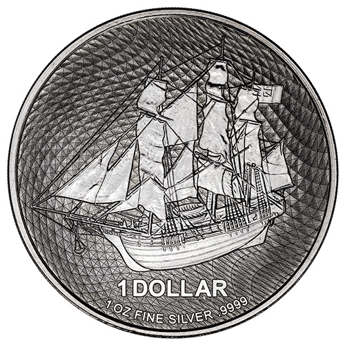 2023 1 oz HMS Bounty Silver Coin