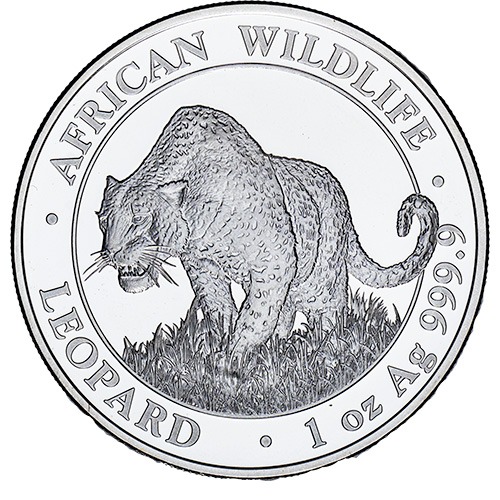 2023 1 oz Somalia Leopard Silver Coin