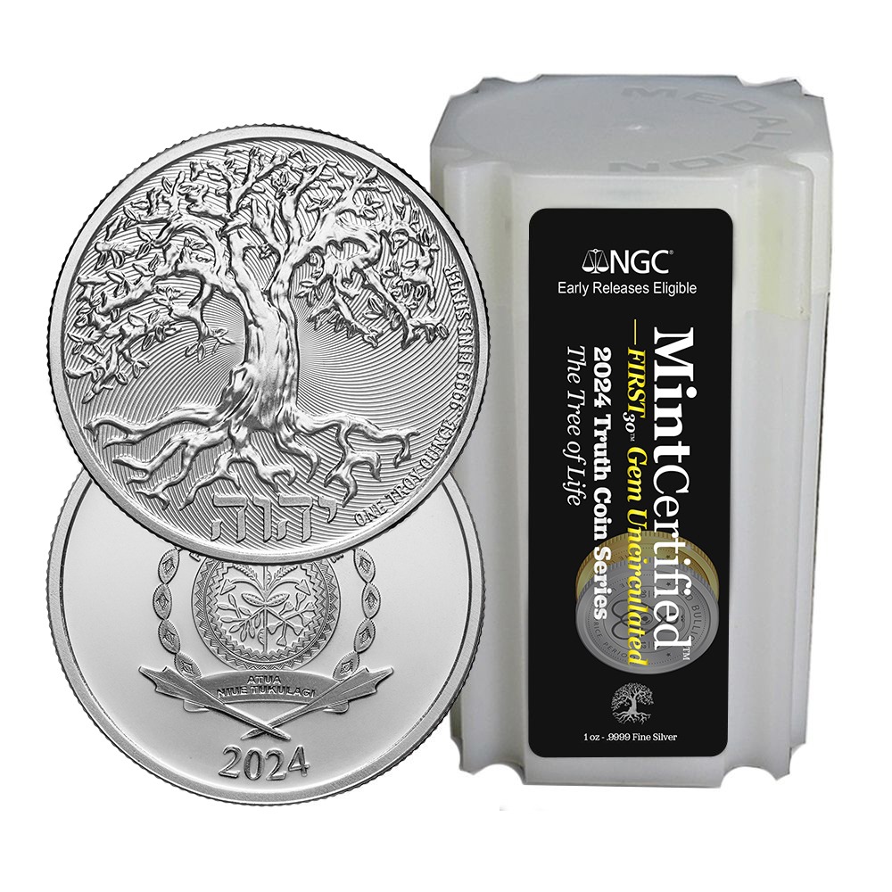 2024 1 oz Silver Tree of Life NGC MintCertified™ FIRST30 | Sealed Tube