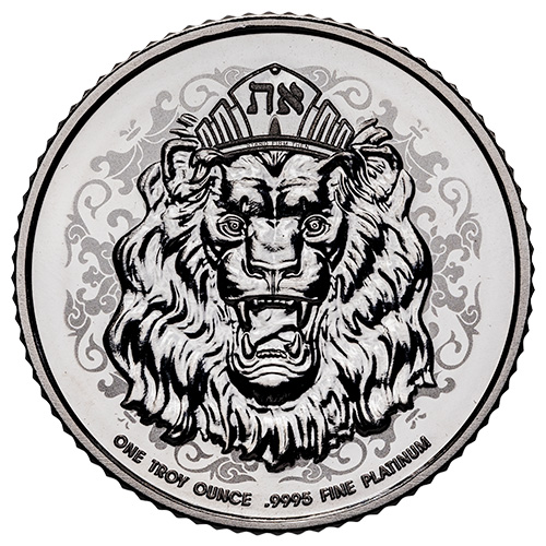 2024 1 oz Roaring Lion Reverse Proof Platinum Coin w/ Box and COA