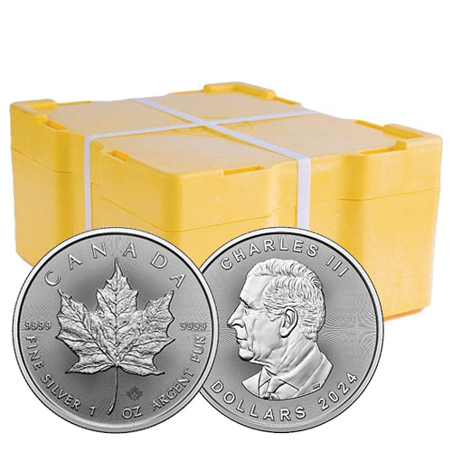 2024 Silver Maple Leaf Monster Box - 500 Coins (Sealed)