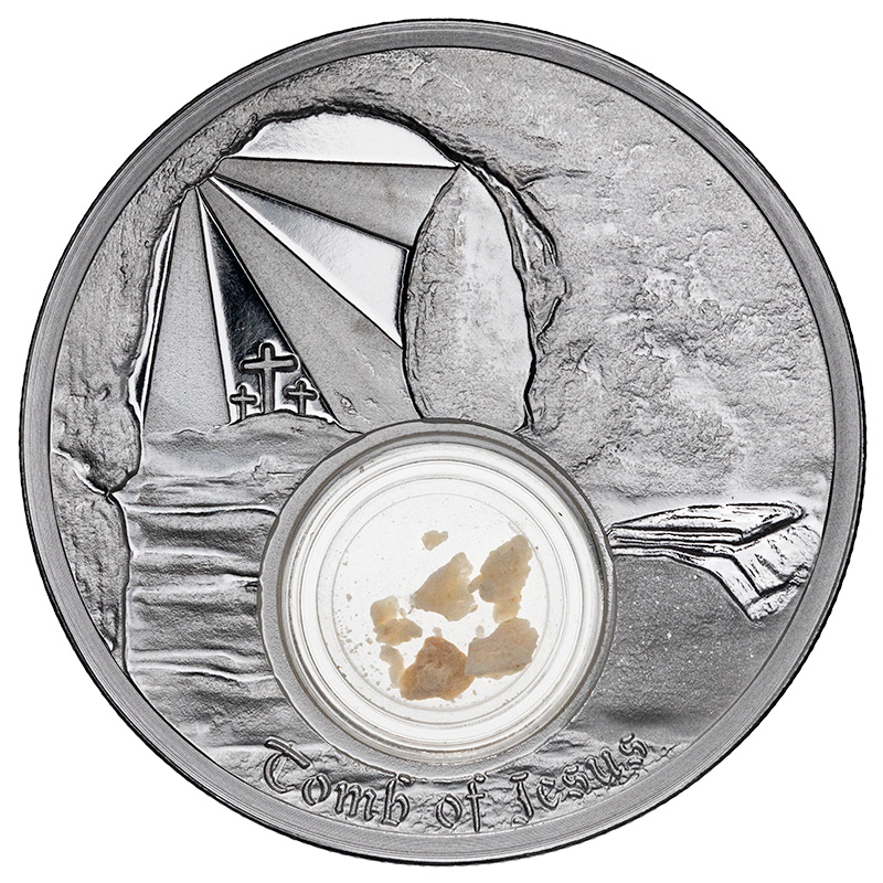 2024 1 oz Footsteps of Jesus - Tomb Proof Silver Coin