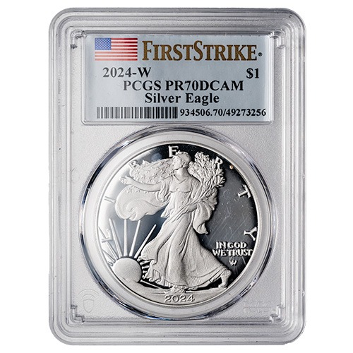 2024-W PCGS PR-70 First Strike 1 oz American Silver Eagle Proof Coin