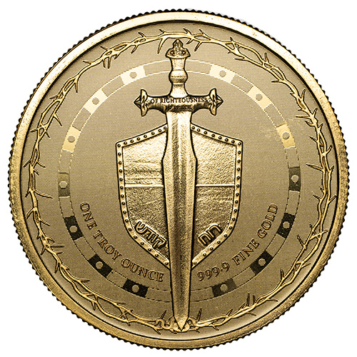2024 1 oz Sword of Truth Gold Coin - BU