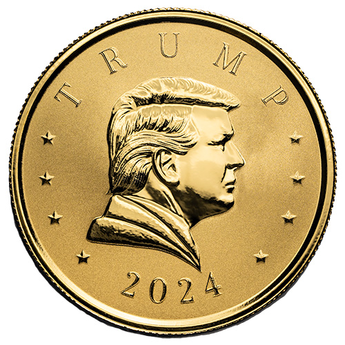 2024 1 oz Trump Gold Presidential Medal