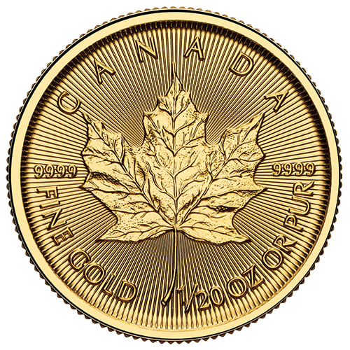 2025 1/20 oz Canadian Gold Maple Leaf Coin BU