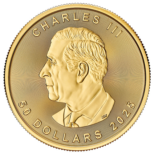 Buy 2025 1 oz Canadian Gold Maple Leaf Coin BU | SD Bullion