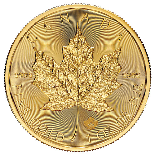 2025 1 oz Canadian Gold Maple Leaf Coin BU