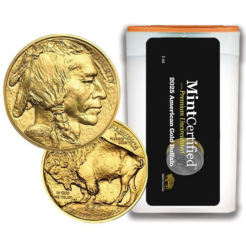 2025 1 oz American Gold Buffalo MintCertified™ Premium Uncirculated | Sealed Tube