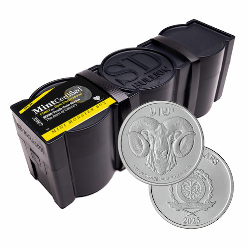 2025 Silver Ram of Calvary NGC SD Bullion MintCertified FIRST30 | Mini Monster Box (100 oz)