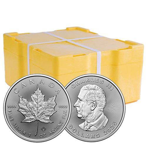 2025 Silver Maple Leaf Monster Box - 500 Coins (Sealed)