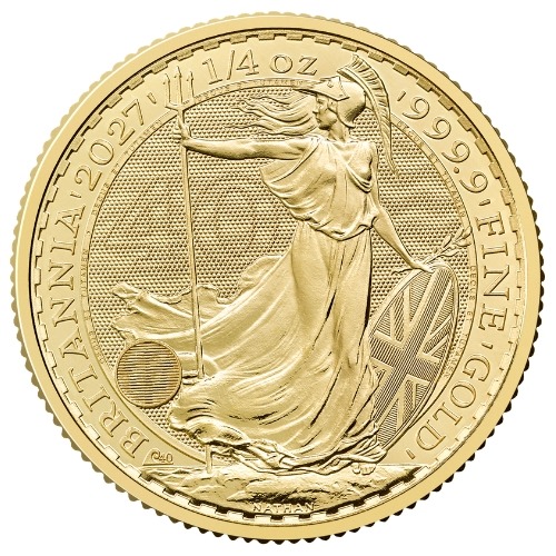 2027 1/4 oz Gold Britannia Coin BU