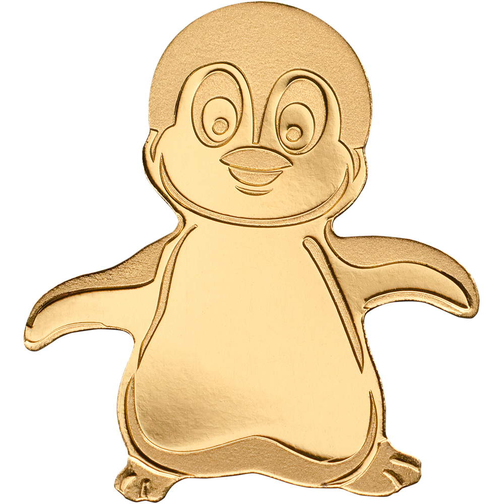 CIT Palau Gold Penguin 0.5 Gram Coin