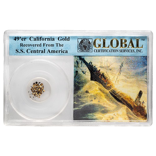 1857 S.S. Central America Shipwreck Gold Pinch - 49er California Gold Rush